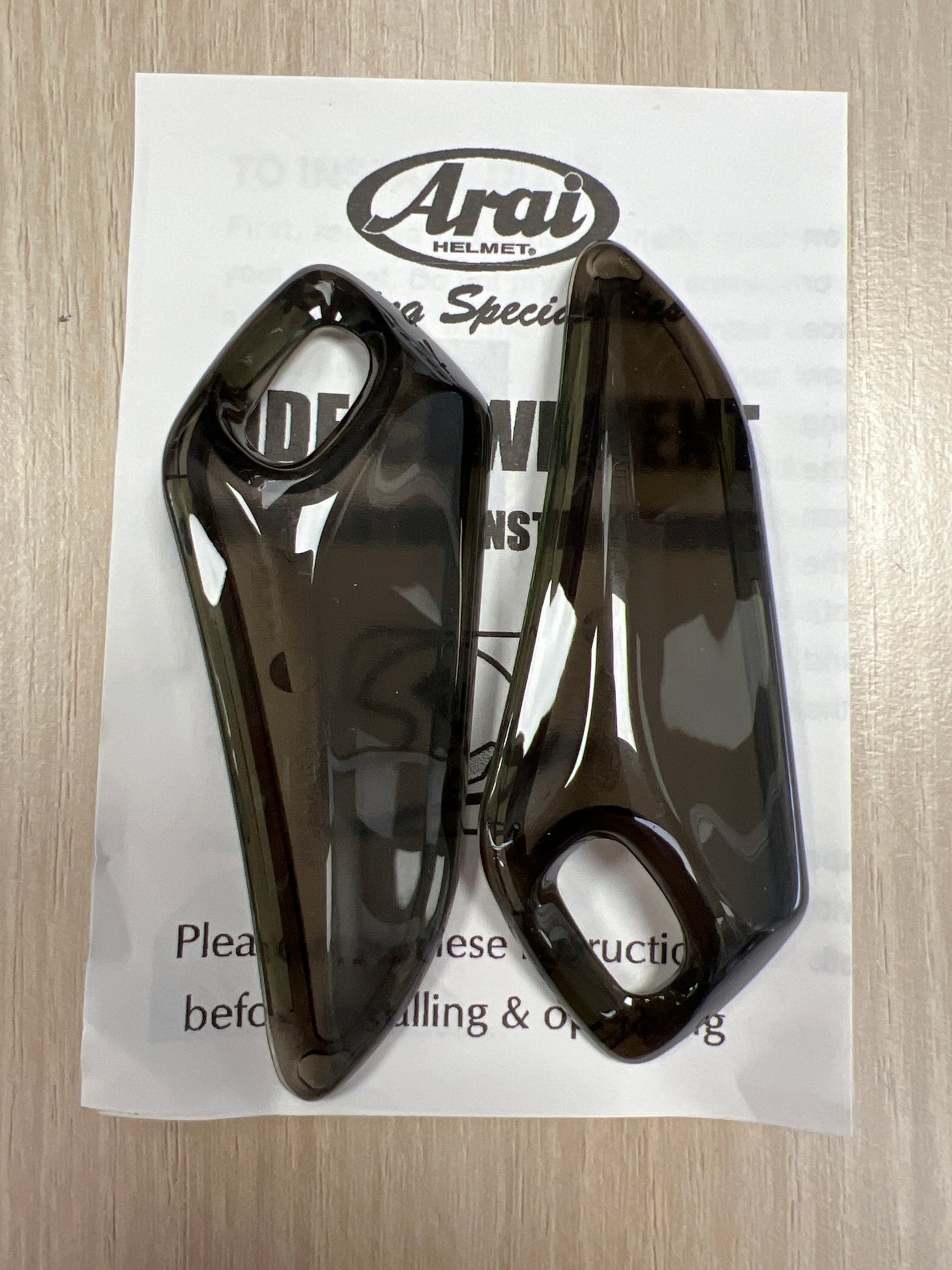 Side Cowl Vent-6 aération latéral Arai szr vas transparent