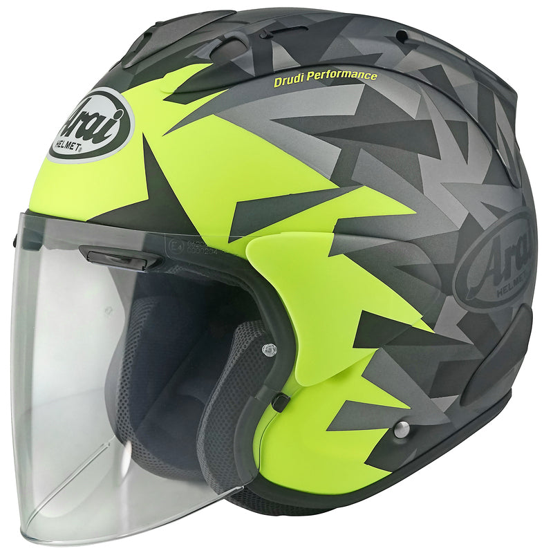 Casque ARAI SZ-R EVO Mimesis jaune avant