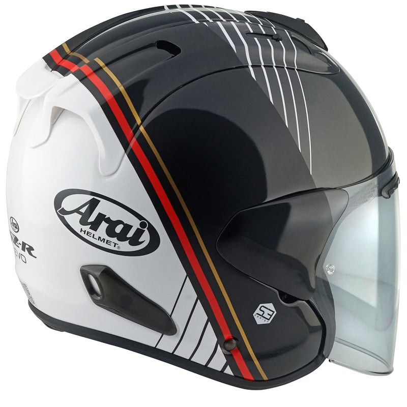 Casque ARAI SZ-R EVO Temu blanc arrière