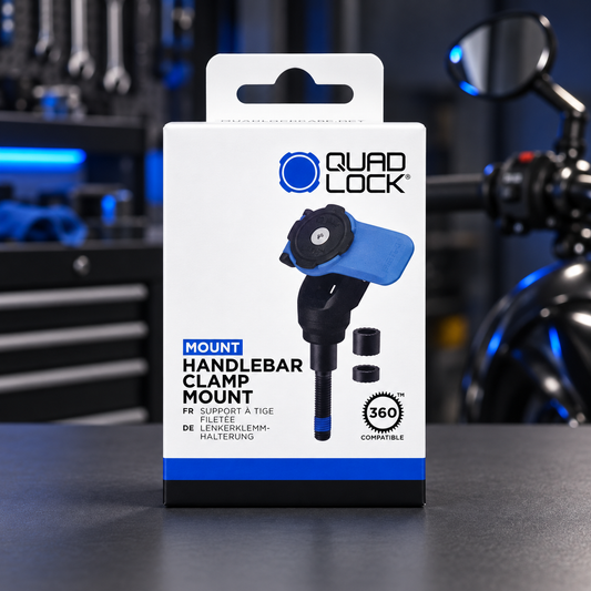Support à tige filetée M8 Quad Lock – Moto