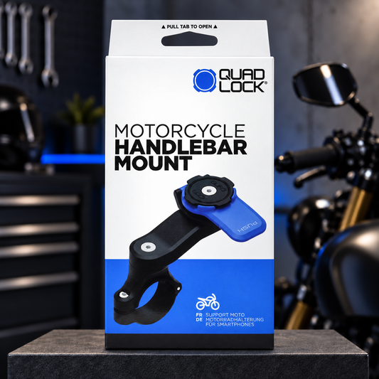 Support de smartphone moto QUAD LOCK - fixation guidon