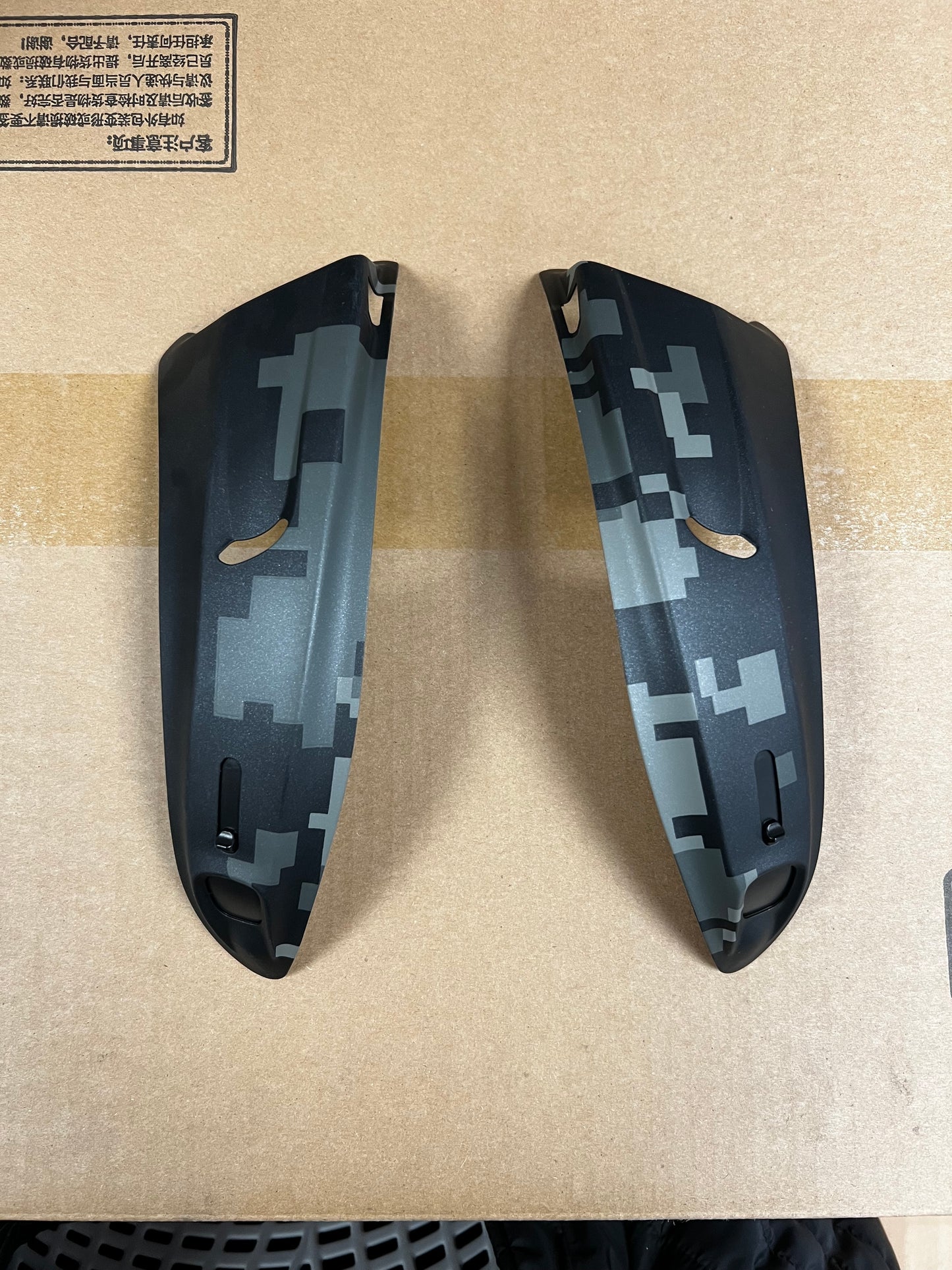 Paires de spoiler Arai szr vas & ram x déco camouflage gris