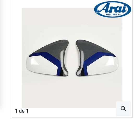 Paires de pivots Arai szr vas déco blanc et bleu