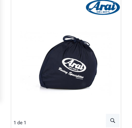 SAC DE PROTECTION CAQUE ARAI, dust bag