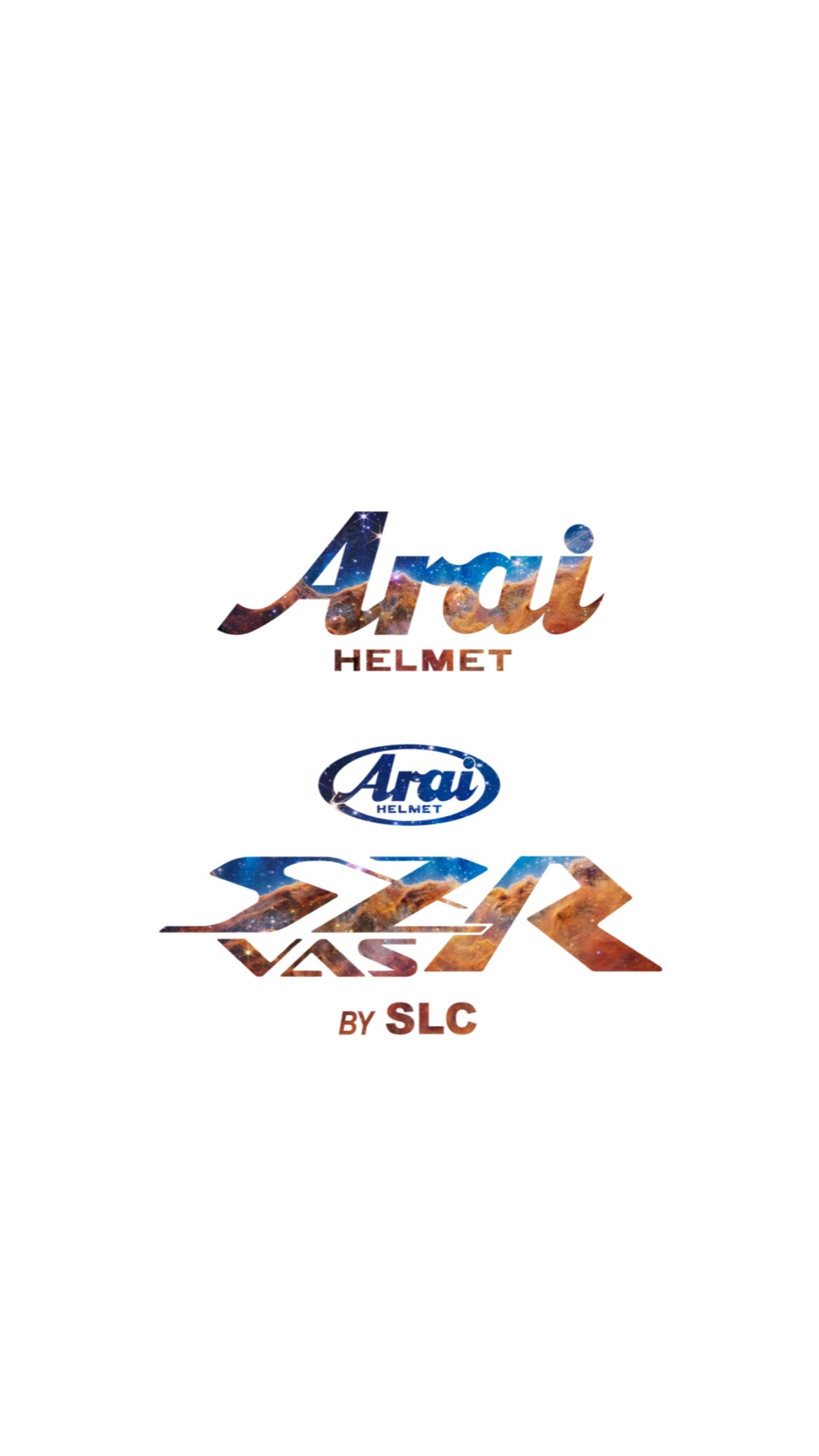 Stickers ARAI SZR VAS (avant/arrière)