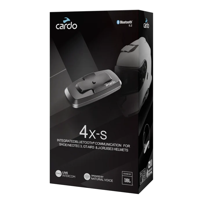 Intercom Cardo 4X-S pour casque Shoei