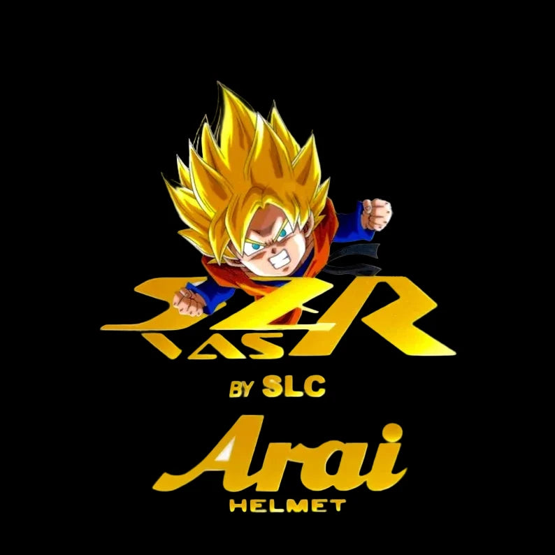 Stickers ARAI SZR VAS DragonBallZ (avant/arrière)