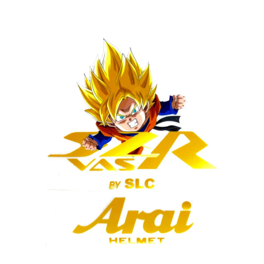 Stickers ARAI SZR VAS DragonBallZ (avant/arrière)