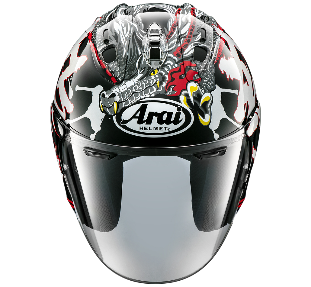 face avant Casque VZ-RAM DRAGON
