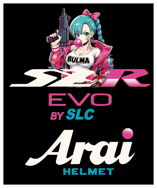 Stickers ARAI SZR EVO Deco  bulma (avant/arrière)