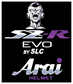 Stickers ARAI SZR EVO Deco freezer (avant/arrière)