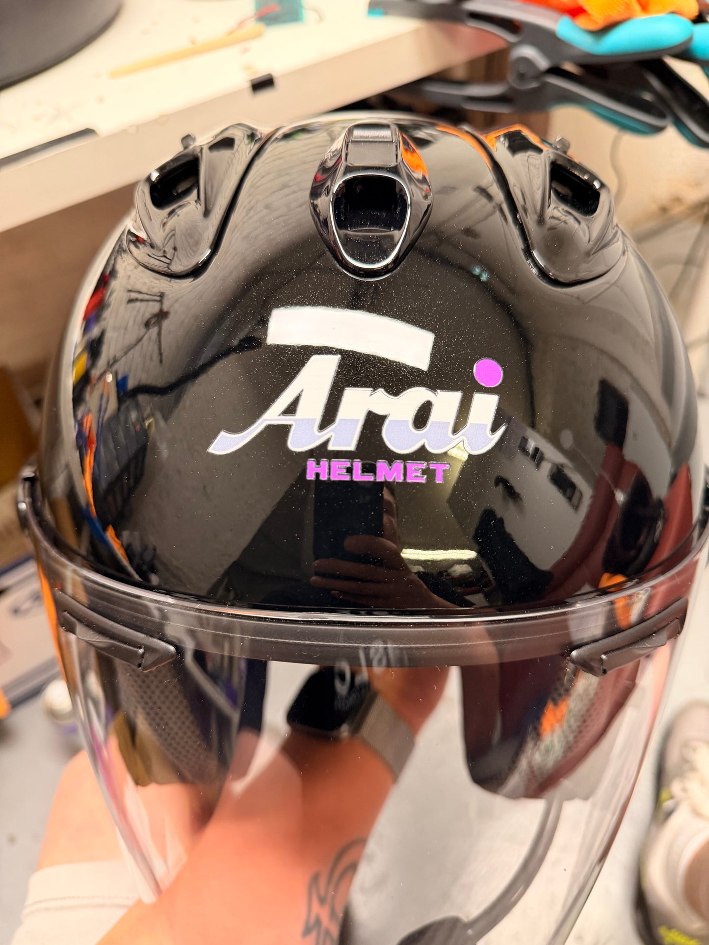 Stickers ARAI SZR EVO Deco freezer (avant/arrière)