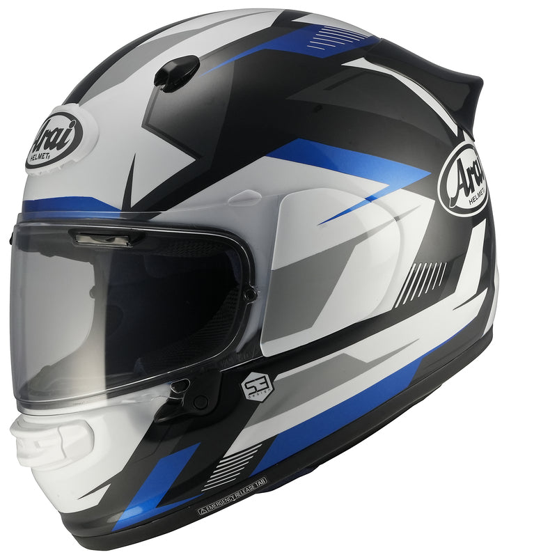 Casque ARAI QUANTIC Supra - bleu / rouge / jaune