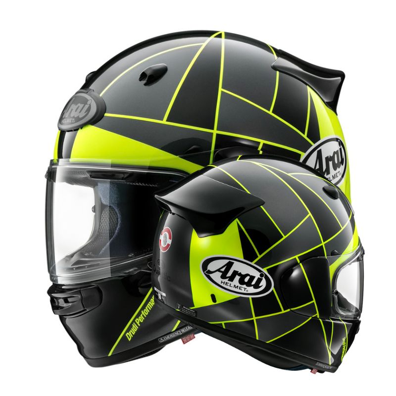 Casque ARAI Quantic - Peak Yellow