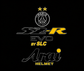 Stickers ARAI SZR EVO Deco PSG (avant/arrière)