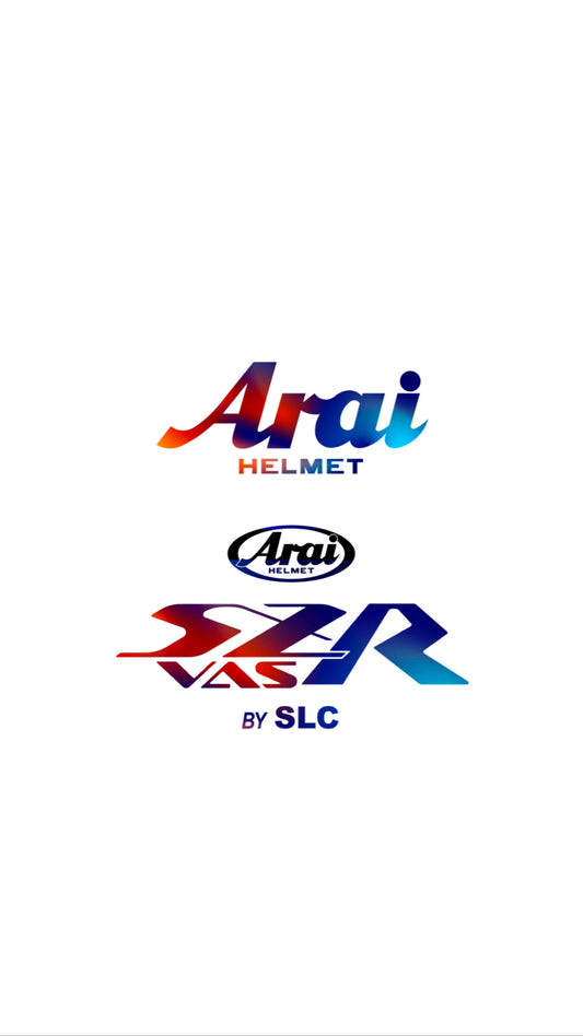 Stickers ARAI SZR VAS (avant/arrière)