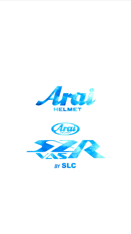 Stickers ARAI SZR VAS (avant/arrière)