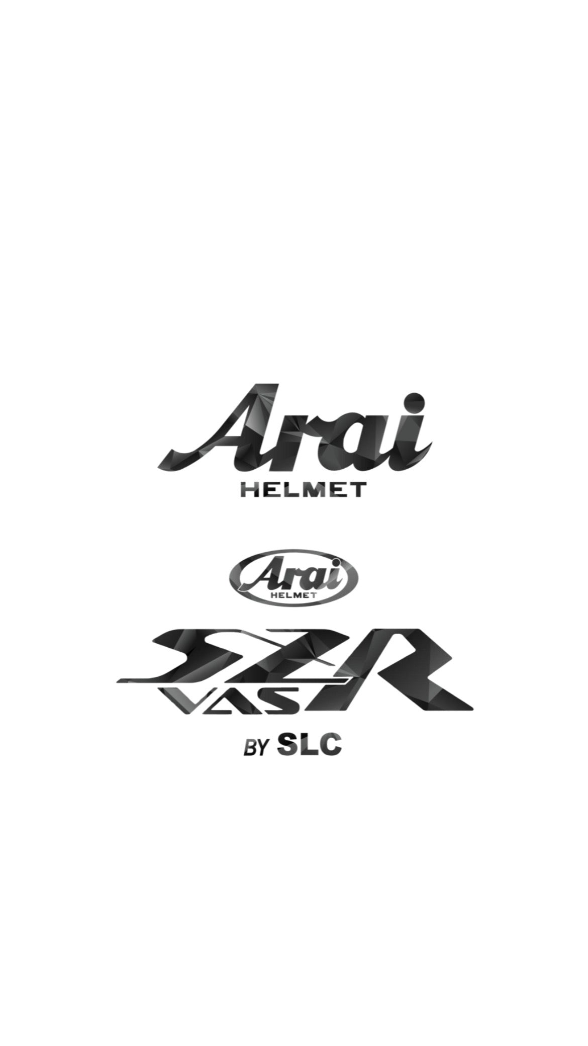 Stickers ARAI SZR VAS (avant/arrière)