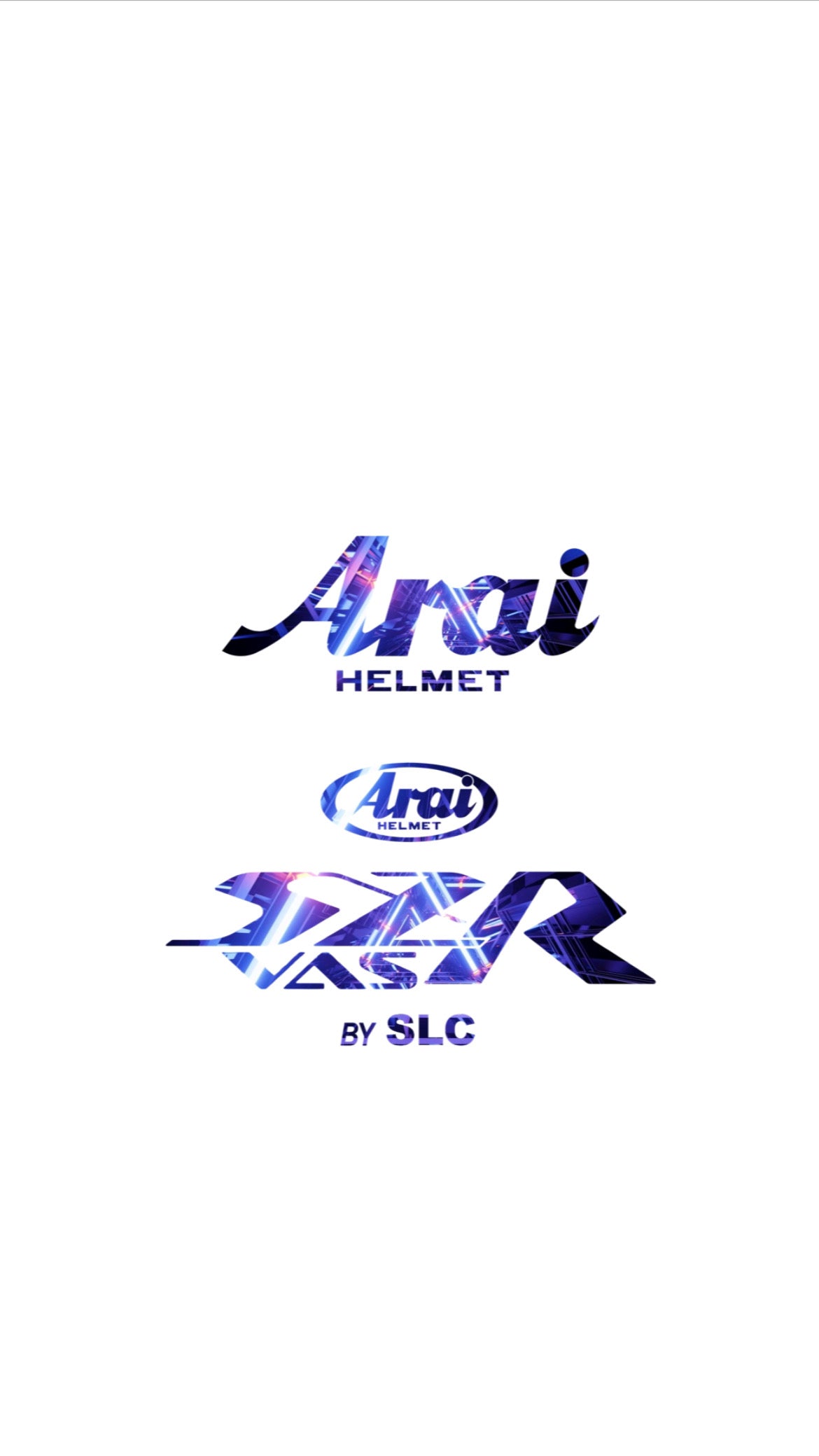 Stickers ARAI SZR VAS (avant/arrière)