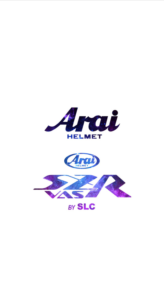 Stickers ARAI SZR VAS (avant/arrière)