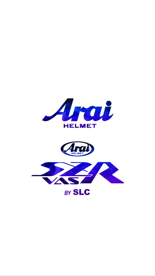 Stickers ARAI SZR VAS (avant/arrière)