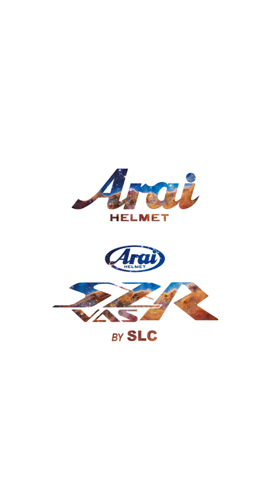 Stickers ARAI SZR VAS (avant/arrière)