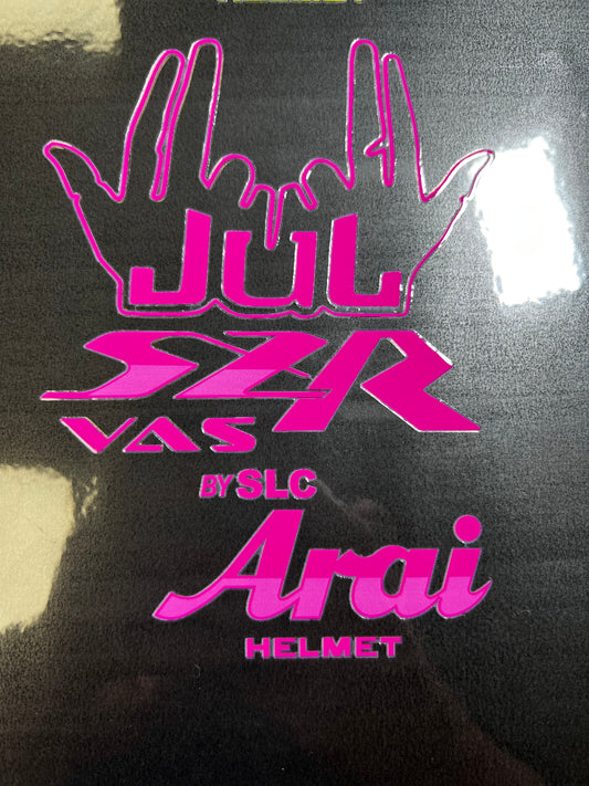 Stickers ARAI SZR VAS (avant/arrière)