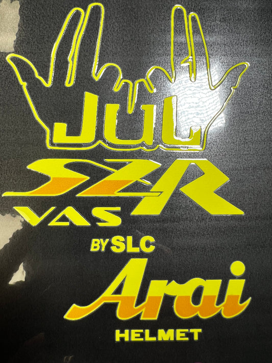 Stickers ARAI SZR VAS (avant/arrière)