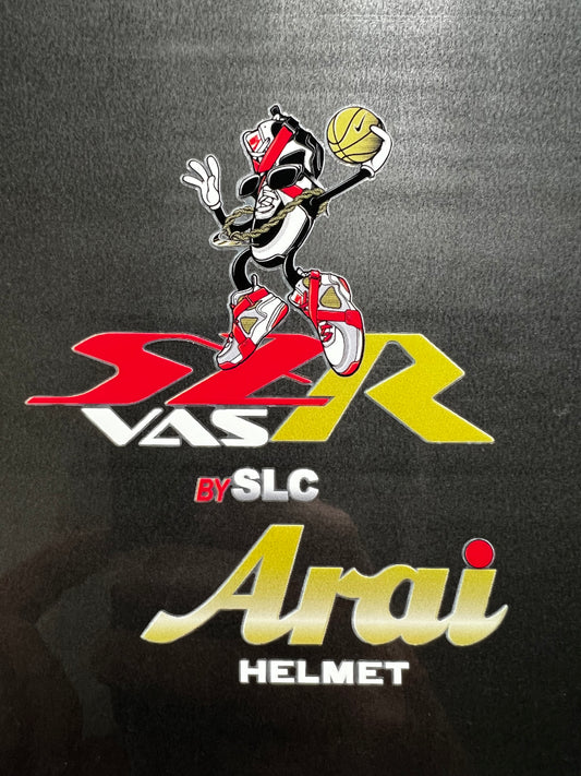 Stickers ARAI SZR VAS (avant/arrière)