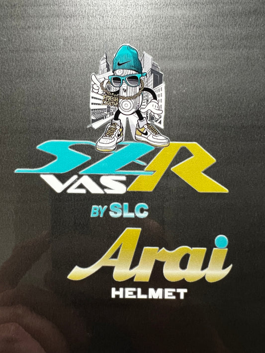 Stickers ARAI SZR VAS (avant/arrière)