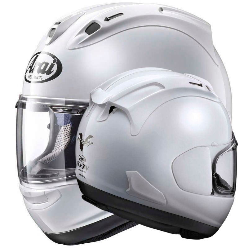 Casque ARAI RX-7V EVO Diamond White - Blanc brillant