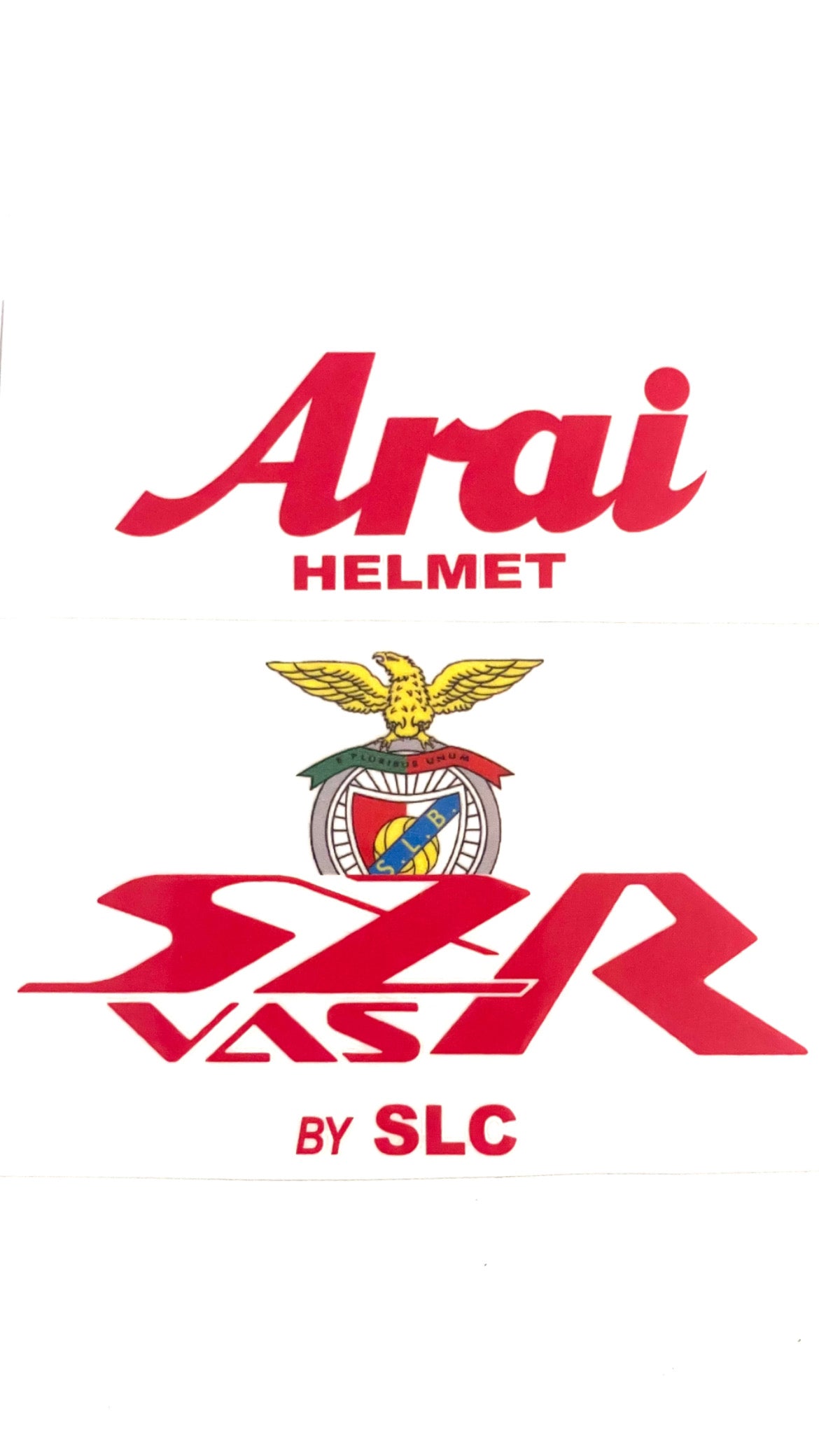 Stickers ARAI SZR VAS Deco SLB (avant/arrière)