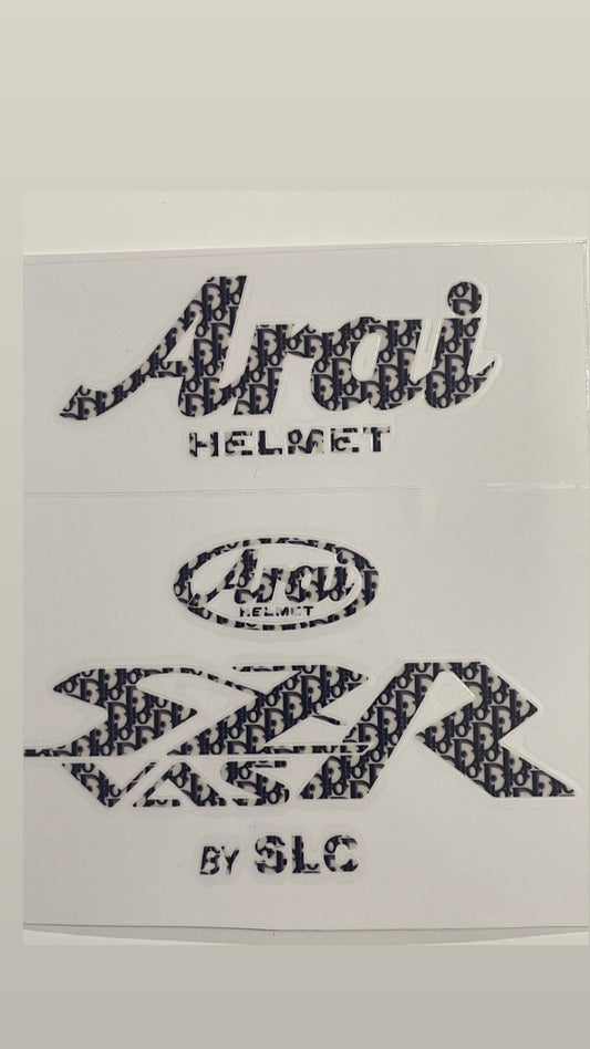 Stickers ARAI SZR VAS Deco CD (avant/arrière)