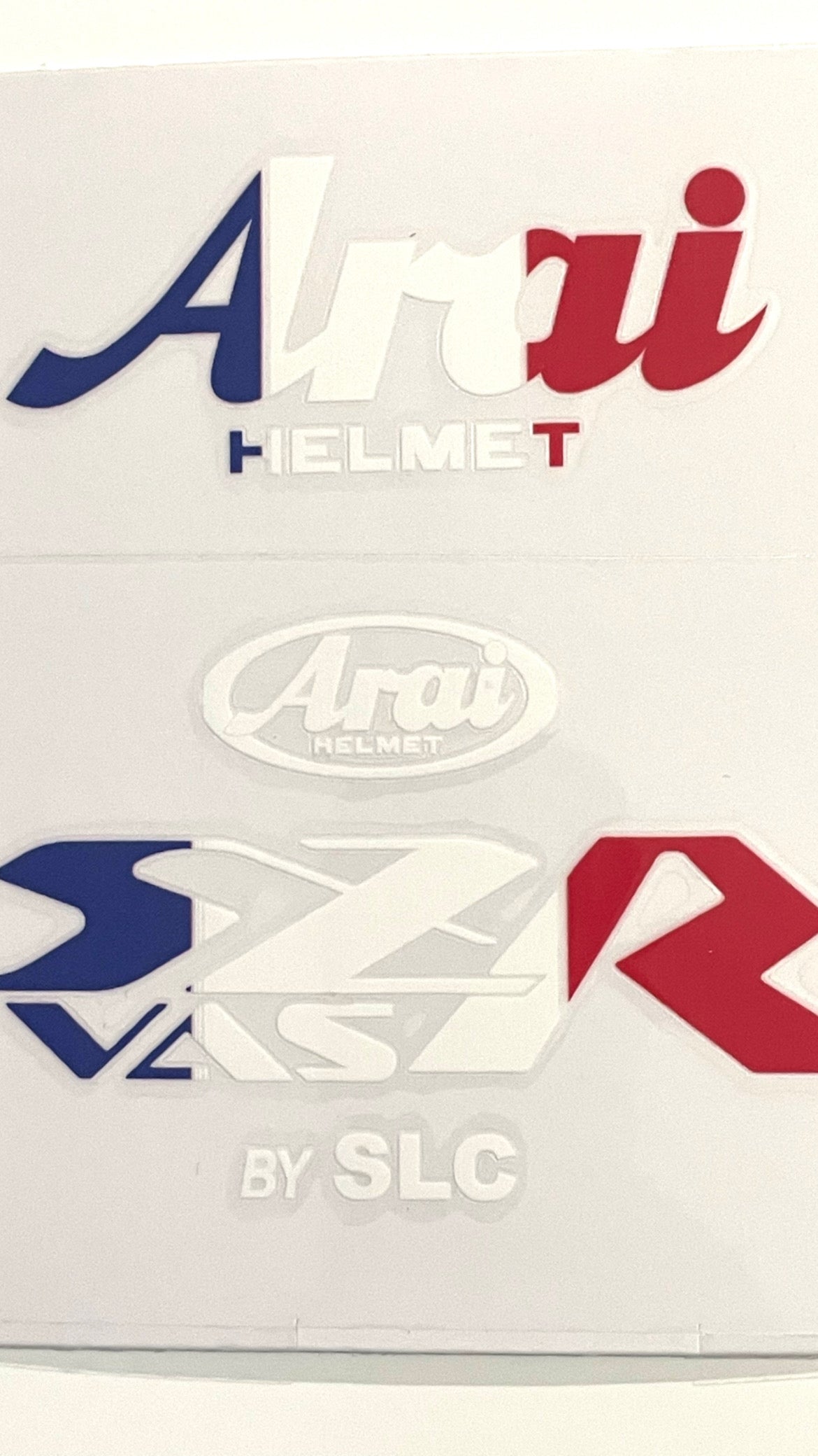 Stickers ARAI SZR VAS Flag France (avant/arrière)