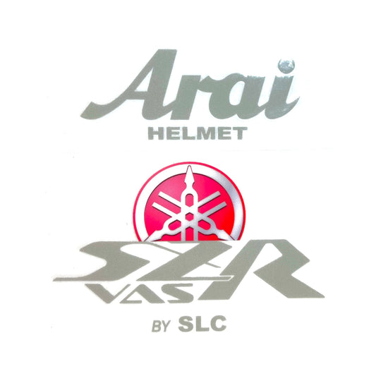 Stickers ARAI SZR VAS Deco yamaha (avant/arrière)