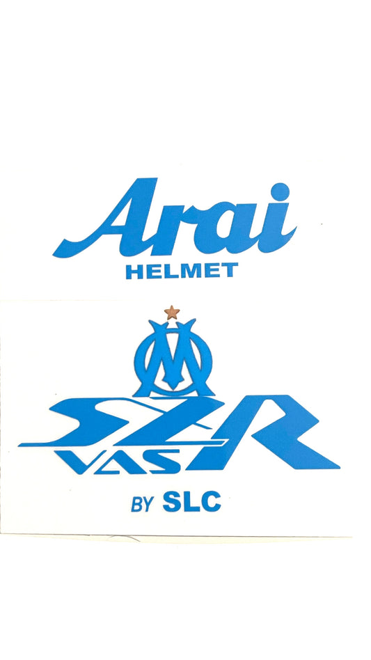 Stickers ARAI SZR VAS Deco OM (avant/arrière)